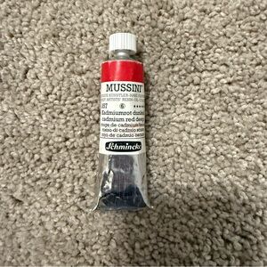 Schmincke Mussini Cadmium Red Deep Oil Paint – 35ml Resin-Oil Colour